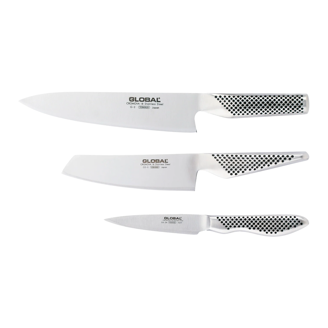 Global knivsett i 3 deler