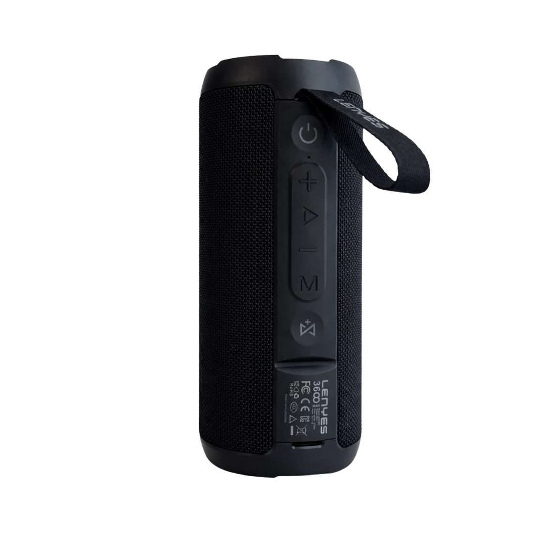 Lenyes S871 Trådløs høyttaler gir god lyd og bass på farten. Høyttaler er vanntett så du kan ha den med deg overalt. Batteriet holder i 10 timer.